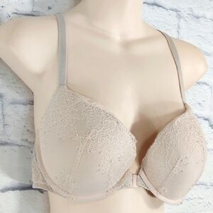 🔵BOGO FREE🔵 Victoria's Secret Bra Underwire Padded  Lace Up T-Back SZ 36C